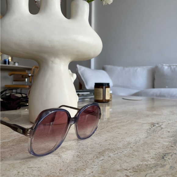 Rare! blue Optique Du Monde vintage sunglasses - Picture 5 of 8